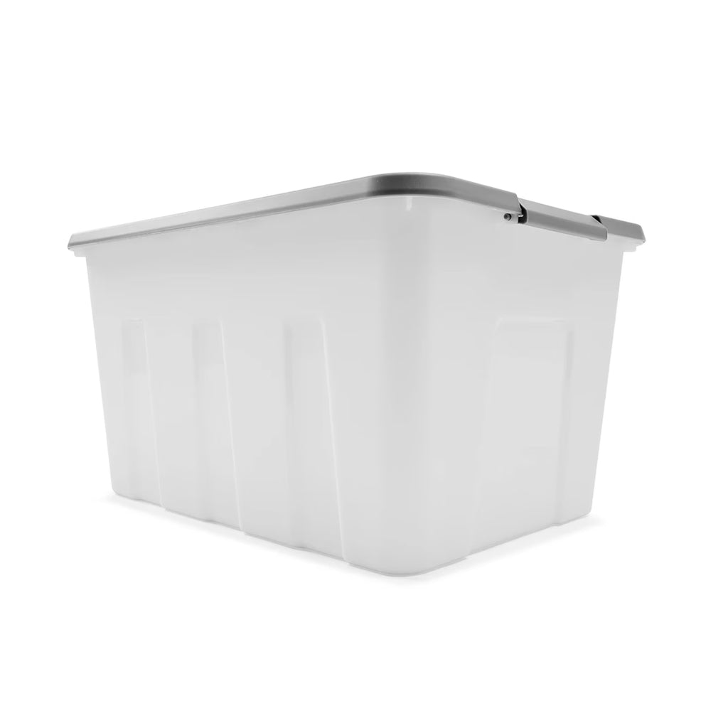 30L Stackable Storage Box Grey