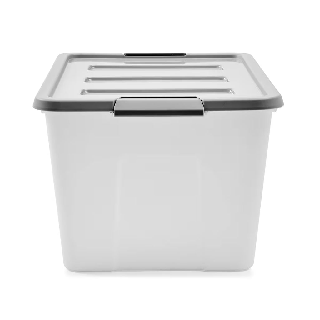 30L Stackable Storage Tub Grey