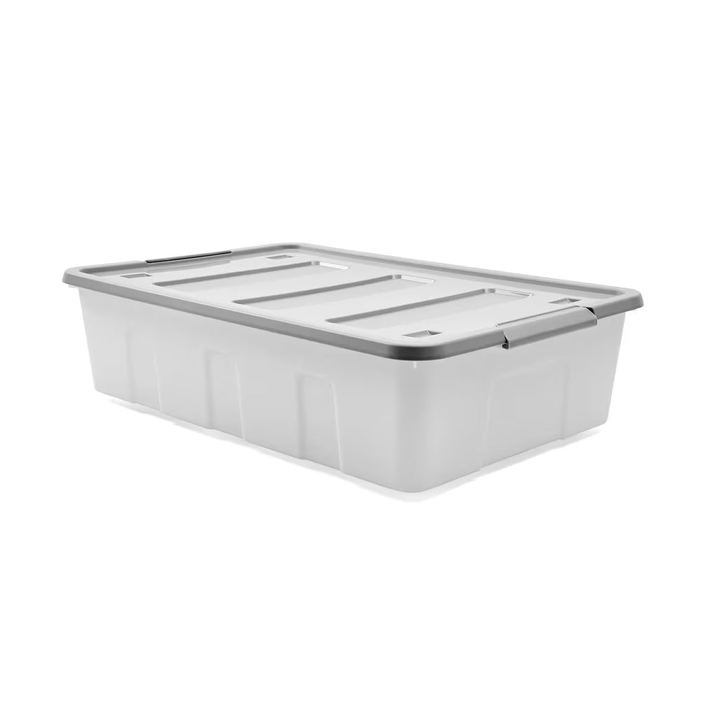 40l Stackable Storage Box Grey