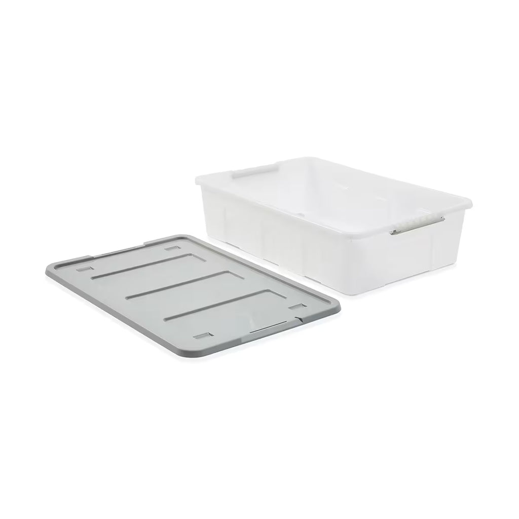 40l Stackable Storage Box Grey