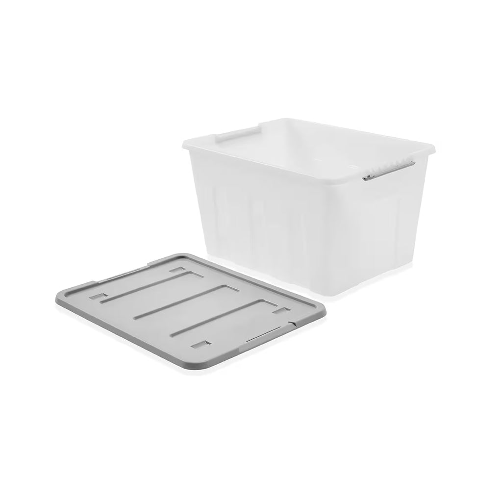 52L Wheeled Storage Tub – Cool Grey