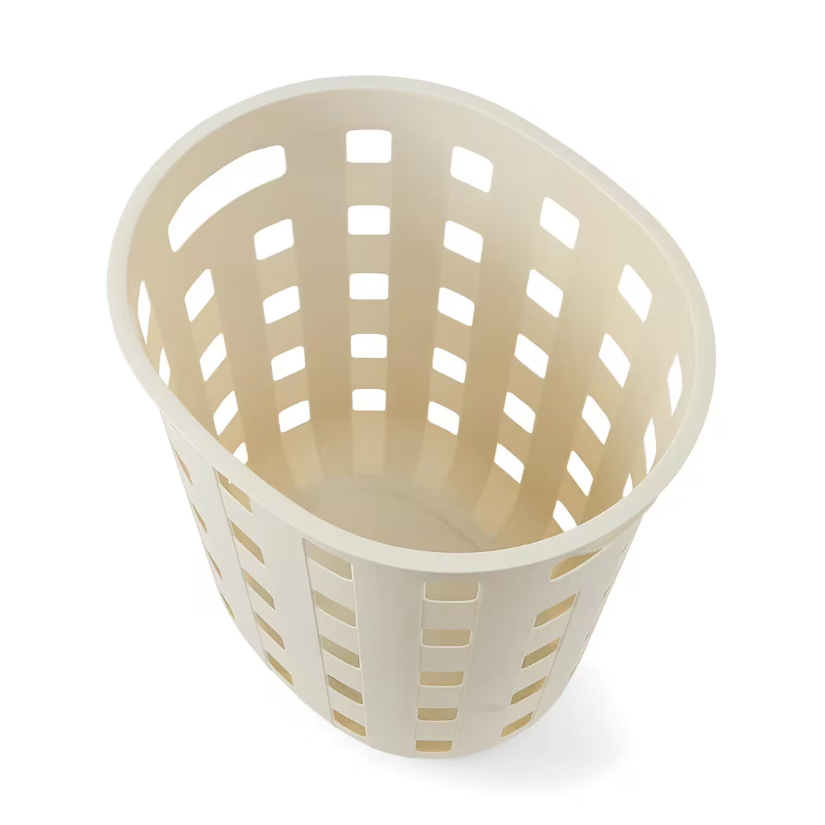 80L beige ventilated laundry hamper