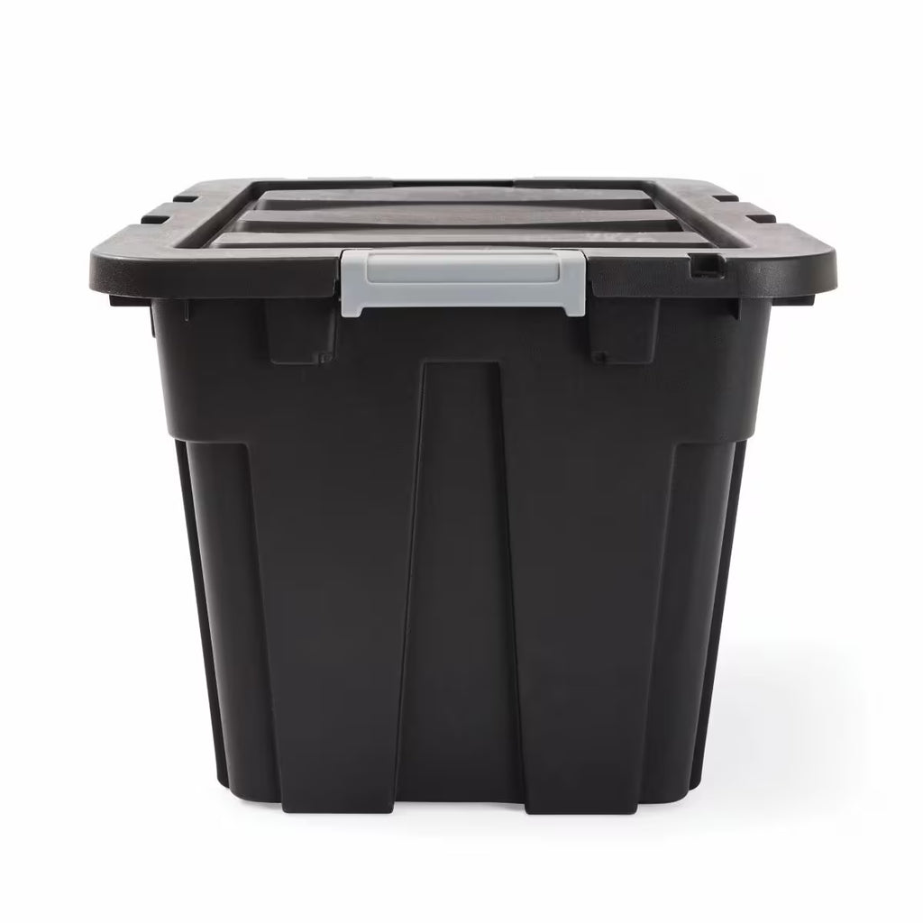 Heavy duty 100L storage container open lid