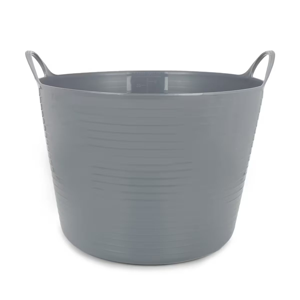 Heavy duty plastic 40L storage tub – top view
