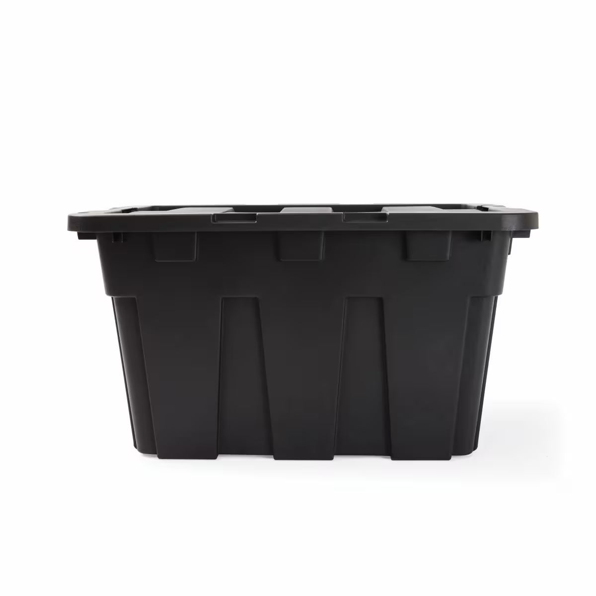 Heavy duty storage tub open lid 60L