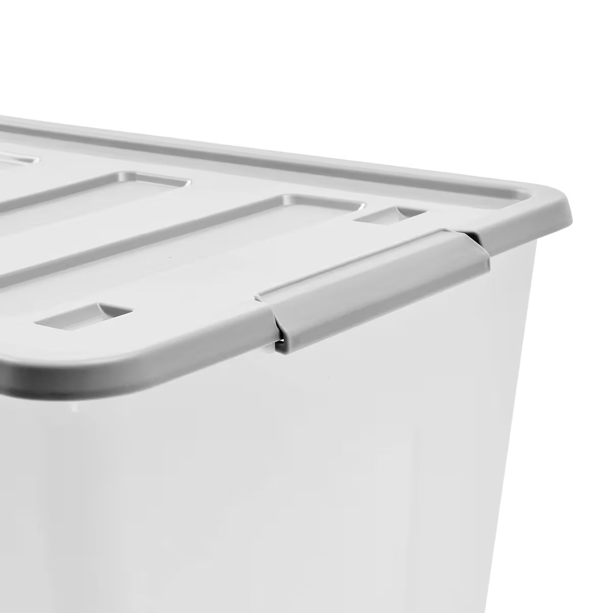 Large 52L Plastic Storage Tub on Wheels