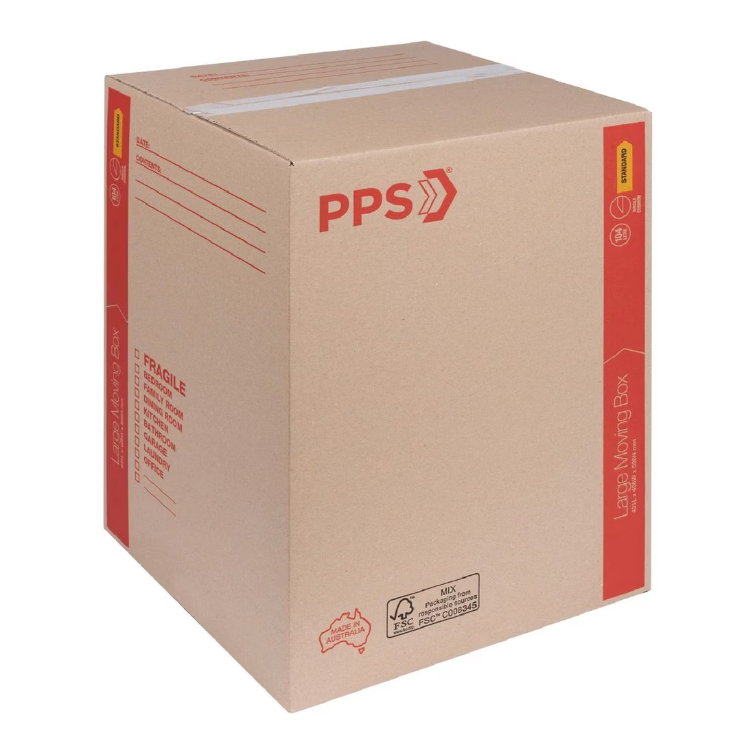 Large Cardboard Moving Box 104L