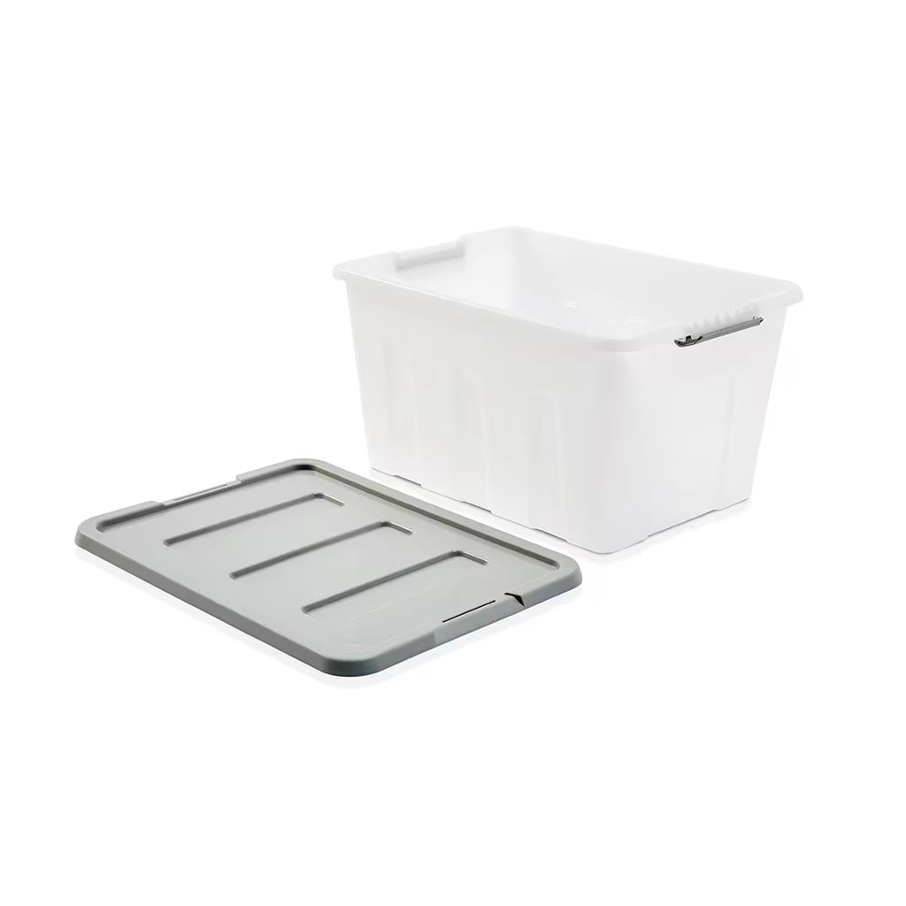 Stackable Grey Storage Tub – 30L